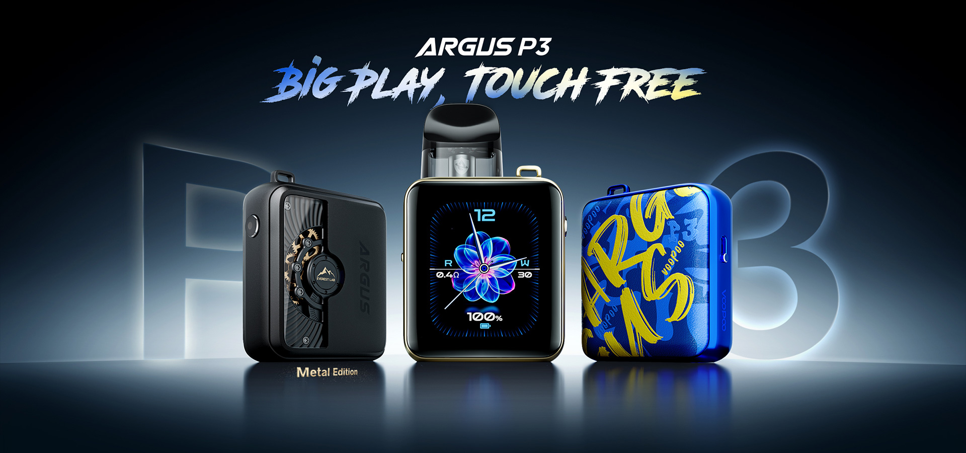 ARGUS P3 — Big Play Touch Free